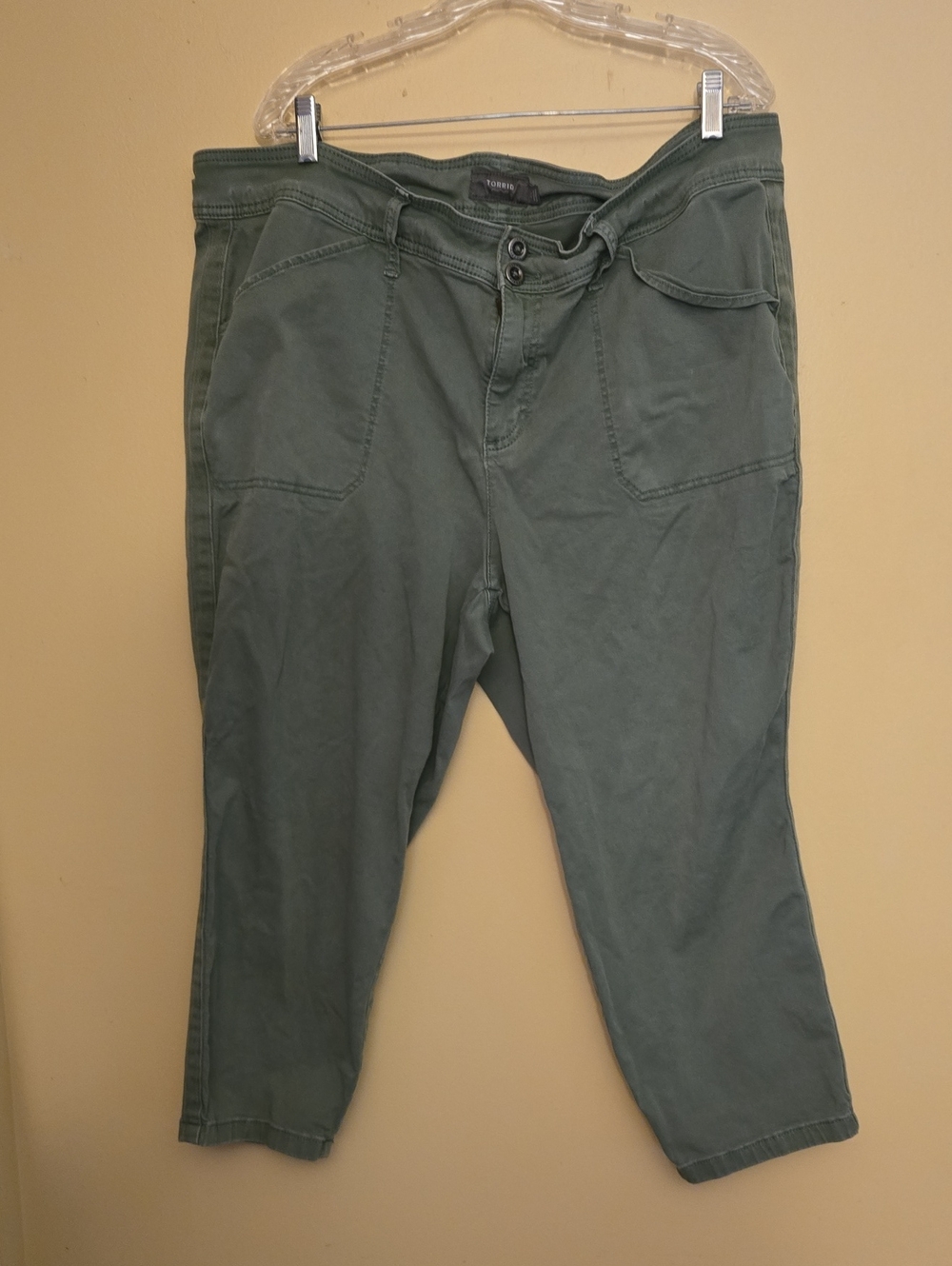 Torrid Olive Green Casual Pants